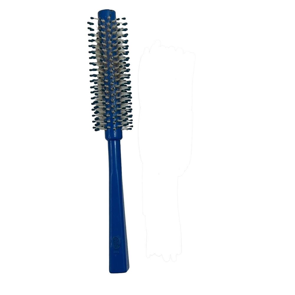 Vintage GOODY Brush Blue Small‎ Round Styler Classic Collection Comfort Tip